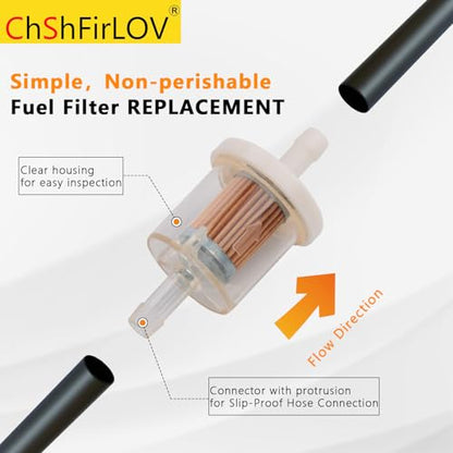 691035 493629 Fuel Filter For B & S Lawn Mower Accessories 40 Micron 5065 691035-2PCS