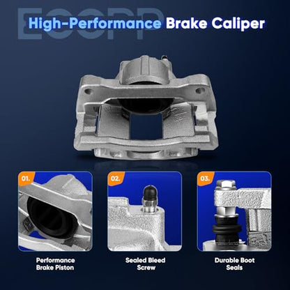 ECCPP 18B5044 18B5045 Front Left & Right Disc Brake Caliper Assembly - size: Front[18B5044 18B5045]