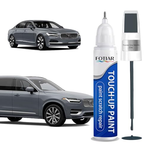 Touch Up Paint for Volvo Thunder Grey Metallic 728 Paint Code - color: Thunder Grey Metallic (728)