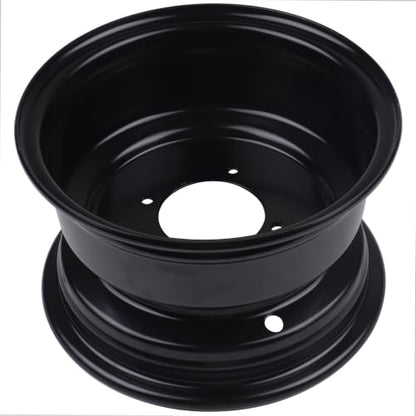 8 inch Front Wheel Rim Hub with 3 Holes Fits for 19x7.0-8 Tires Most ATV Go Kart Off-Road Dirt Pit Bike Quad Dirt Bikes (4 Holes 8" ATV Wheel Rim)