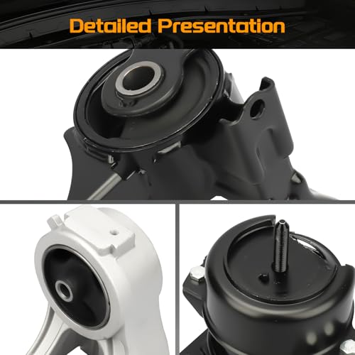 Engine Motor Mount & Automatic Transmission Mount Set Compatible with Honda Odyssey 1999-2004 3.5L Replace# A4519HY A4518 A6552 A6582 A6579