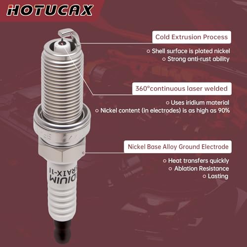 UF487 Ignition Coils & Double Iridium Spark Plugs Set, 6 Pack - size: UF487 & Spark Plugs