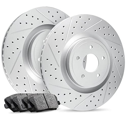 R1 Concepts Rear Brake Kit Fits 2019-2022 Volkswagen Jetta - size: 1PC.74052.42| 10.7" Rear