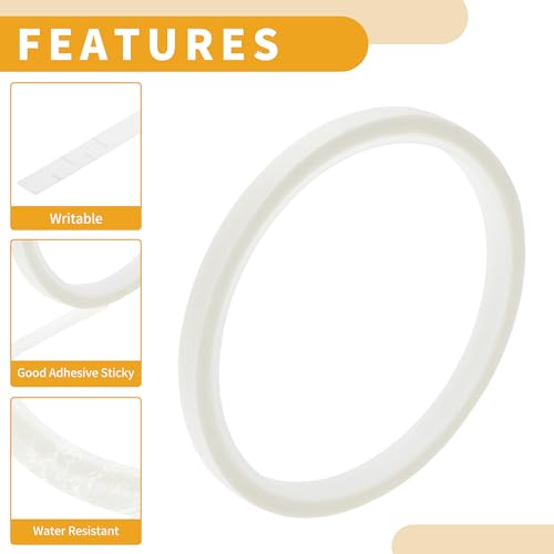 1 Pc 0.2 Inches x 10.9 Yards Universal Painters Tape - DIY Car Auto Paint for Masking Tape No Residue - Crepe Paper White - color: White, size: 0.2 Inches x 10.9 Yards