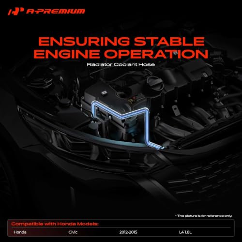 A-Premium Lower Engine Radiator Coolant Hose Compatible with Honda - style: Lower