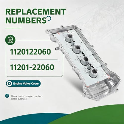 Valve Cover Compatible with Corolla Matrix Celica MR2 Spyder 1.8L