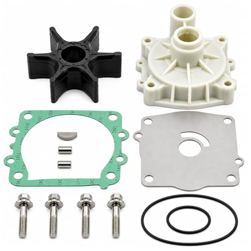 6E5-W0078 Outboard Water Pump Impeller Kit for Yamaha 115 130 HP - size: 115 130 HP