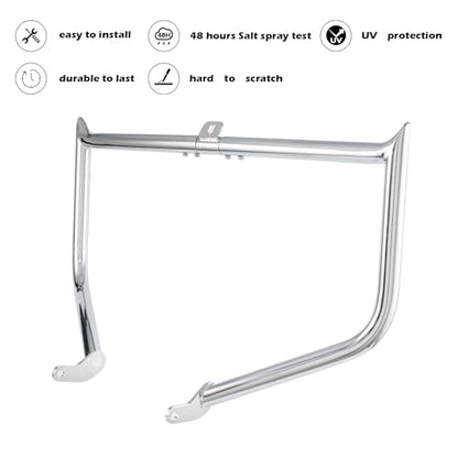 Kinglemc Crash Bar Engine Guard for Harley Softail(Chrome-D) - color: Chrome-D