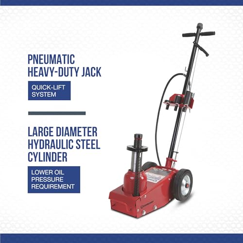 Strongway 35-Ton Quick Lift Air/Hydraulic Service Floor Jack - size: 35 Ton