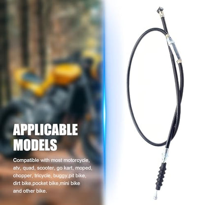 7/8" Left Clutch Lever Handle Cable, Motorcycle Left Clutch Brake Handle Lever Perch, Waterproof Anti-Breakage Brake Grip Set for 50cc 70cc 90cc 110cc 125cc 150cc Motocross ATVs (Black)