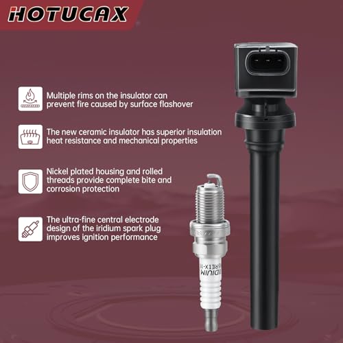 UF562 Ignition Coils & Spark Plugs Tune Up Kit, 4 Pack - size: UF562 & Spark Plugs