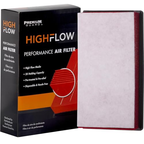 HIGHFLOW High Performance, Pre-Oiled Disposable Engine Air Filter PA99430X | Fits 2020-2025 Volkswagen Atlas Cross Sport, 2018-2023 Atlas, 2019-2023 Teramont, 2021-2023 Cross Sport - size: HIGHFLOW