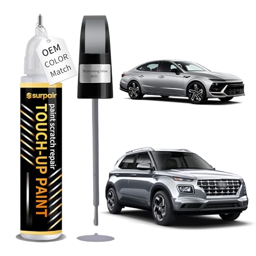 Shimmering Silver R2T Touch up Paint for Hyundai Car Scratch Remover Pen - color: Shimmering Silver (R2T)