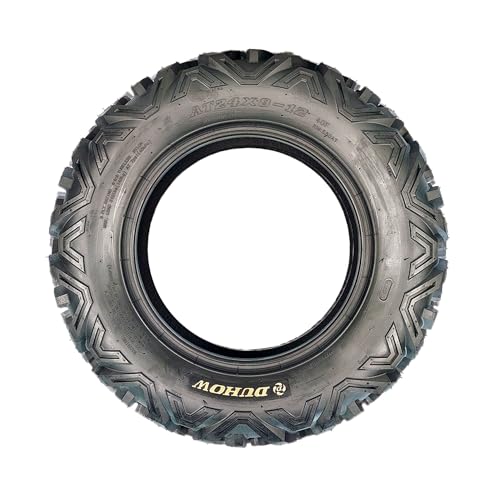 AT24x8-12 Tire ATV Tires ATV＆UTV Trail Sand Off-Road Tires 24x8-12, All Terrain Tires 20mm Tread Depth 24x8x12-6 PR, Tubeless 2PCS - size: DAV110 24x8-12