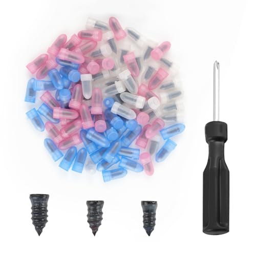 90PCS 3-Size Tire Repair Kit with Screwdriver - color: 3 Size/90PCS
