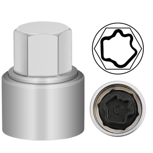 C Wheel Locking Nut Key for Audi, Socket OD 27mm - ID 25mm - size: Socket C