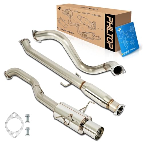 PHILTOP Cat-Back System Fit for 2007-2012 Nissan Sentra SE-R/SE-R Spec V - size: 2007-2012 Nissan Sentra SE-R/Spec V
