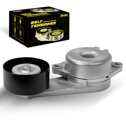 Oktiger 38133 Belt Tensioner Assembly with Pulley Fit for Ford F150 F250 1997-2001 4.6L 5.4L, F250/F350 Super Duty 1999-2001 5.4L 6.8L, Expedition 1997-2001 4.6L 5.4L, Replace OE # 1L3Z6B209AA - size: 38133