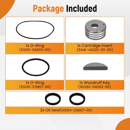 maXpeedingrods 6CE-W0078-01 Water Pump Impeller Repair Kit for Yamaha - size: For 225 250 300 HP 2010 & UP