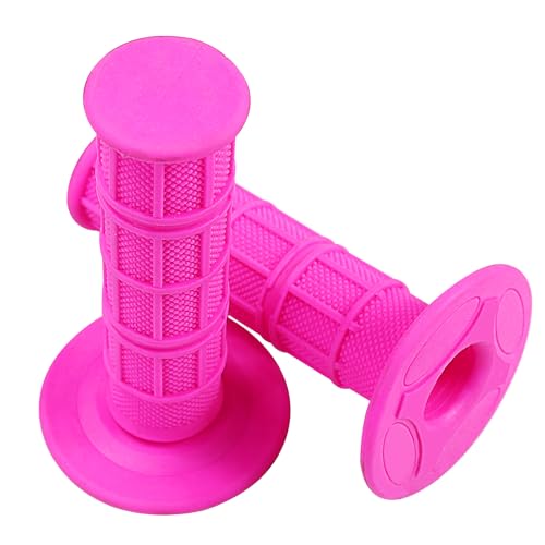 7/8" Handlebar Grips for 50cc-125cc CRF70 CRF80 TRX450 TTR90 TTR110 TTR125 PW80 RM80 DR650 KLX250 KLX300 KX65 SSR125 Pit Dirt Bike ATV Quad Motocross Motorcycles CT100U CT200U Mini Bike - color: Pink