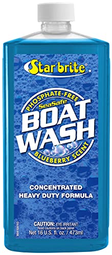 STAR BRITE Concentrated Boat Wash, Heavy-Duty, Non-Streak, Blueberry Scent - style: 16 OZ Wash