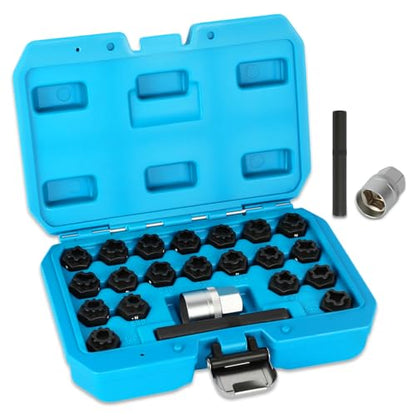 BELEY 22PCS Wheel Locking Nut Key Kit for VW Volkswagen VAG - style: 22pcs for VW