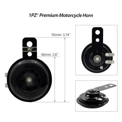 1PZ 7/8" Multi-Function Horn Turn Signal On/Off Light Switch + Flasher Relay + Horn Replacement for Honda Yamaha Suzuki Kawasaki Arctic Cat Motorcycle ATV Offroad