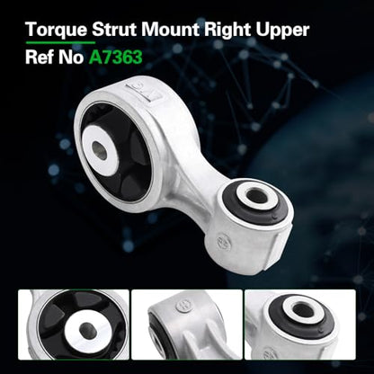 Engine Motor Transmission Mount Kit Compatible with Altima 2007-2012 - size: A4355HY A4356HY A7362 A4365HY A7363 A7361