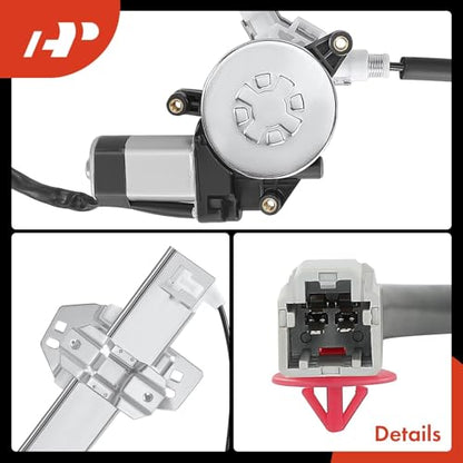 A-Premium Front Passenger Side Power Window Regulator with Motor (2-Pin) - style: Front Passenger