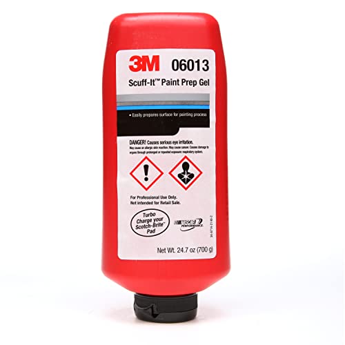 3M Scuff-It Paint Prep Gel, 06013, 24.7 oz, Red