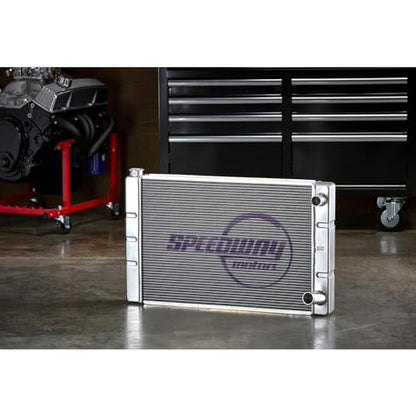 28" Double Pass Aluminum Racing Radiation, For S/B Chevy, Double Pass - size: 28 Inch