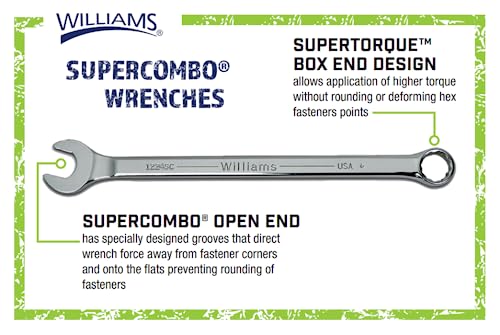 Williams MWS-1B 8-Piece Super Combo Wrench Set - size: 8 Piece Set (6-13 mm)