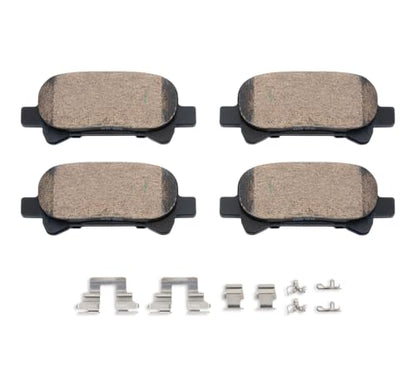 SATISFIED Ceramic Rear Brake Pads Kit D828 Fit For Toyota Solara 99-08 - size: D828-7701