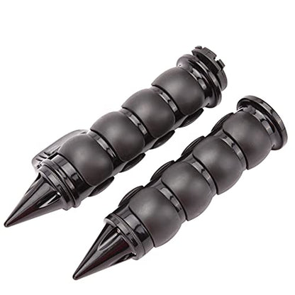 DREAMIZER Motorcycle Grips 1 inch Compatible with Harley Honda and More - color: Black