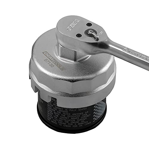 OEMTOOLS 87130 64MM Toyota & Lexus Oil Filter Wrench with 14 Flutes, 64MM Cap Wrench, Oil Change Tool - size: 64 mm/14 Flute