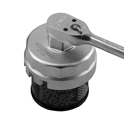 OEMTOOLS 87130 64MM Toyota & Lexus Oil Filter Wrench with 14 Flutes, 64MM Cap Wrench, Oil Change Tool - size: 64 mm/14 Flute