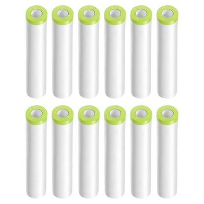 HARFINGTON 12 Rolls Pre-Taped Masking Film 118.1" x65.6ft Tape and Drape Painters Plastic Drop Cloth Film with Tape Plastic Sheeting for Automotive Painting Covering, Green - color: Green, size: 118.1"x65.6ft