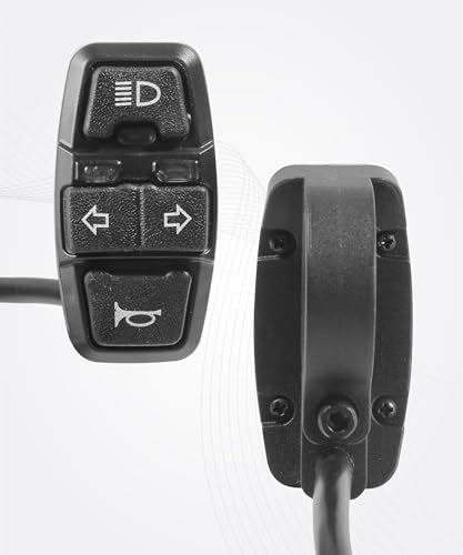 Motorcycle Turn Signal Switch,Car Accessories 3 in 1 Motorcycle Handlebar Switch,Handlebar Light Switchs,Suitable for Most Motorcycles,Scooters,E-Bikes,ATVs with 7/8 Inch Diameter Handlebars