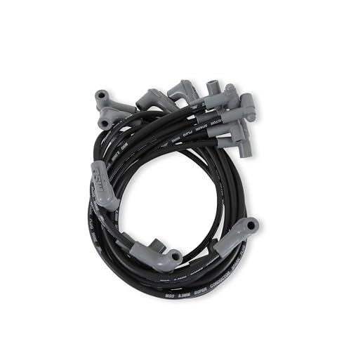 MSD 35593 Super Conductor Spark Plug Wire Set, Black