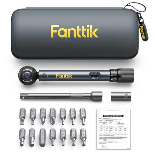 Fanttik WB10 Nova Mini Torque Wrench Bike Set, 2-10Nm, 14 Bits, Carbon Safe