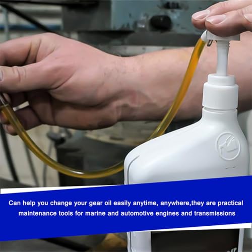Fluid Pump for Quart Bottles, Transmission Fluid Extractor with 4cc Per Pump Stroke, Siphon Manual Hand Tool for Transfer Gear Oil Differential Fluids, Car Accessories