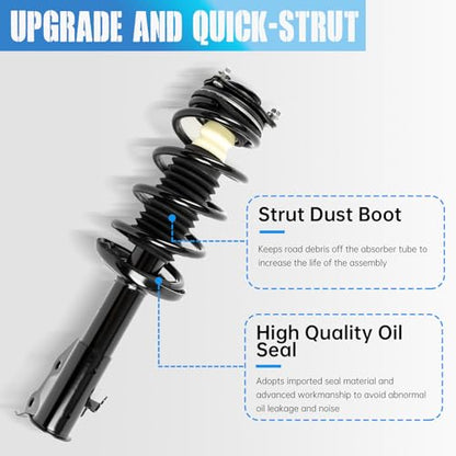 Front Struts Assembly Replacement for Acura CSX Honda Civic
