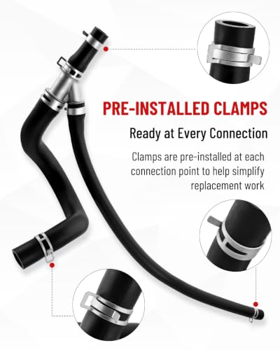 Heater Hose Assembly Compatible with Tahoe and Yukon 2007-2014