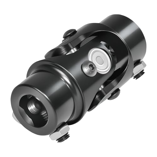 3/4" -30 Spline × 3/4" DD Universal U Joint for Steering Shaft - color: Black, size: 3/4" DD x 3/4" -30 Spline