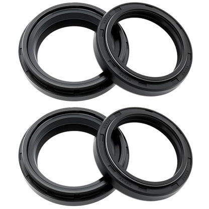 2Pcs Fork Oil Seal&Dust Seal Kit