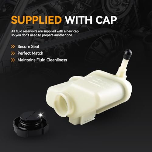 Power Steering Reservoir Tank with Cap for Nissan Models - size: 49180JA000