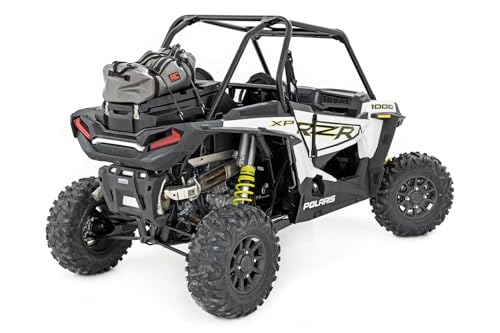 Rough Country Rear Bed Cargo Box for Polaris RZR XP 1000 (2 & 4-Seat Models) - 27-Gallon Storage Capacity, Watertight Seal, High-Impact UV-Resistant, Lockable Latches