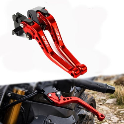 Motorcycle Brake and Clutch Levers Fit For ZX-6R ZX636 2019-2024 2025 2026 - color: Red