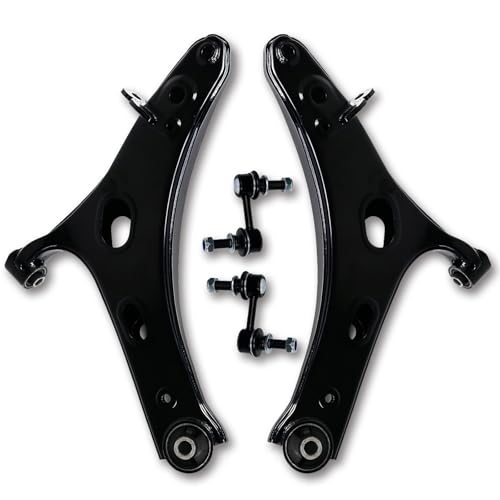 4Pcs Front Lower Control Arm with Ball Joint Sway Bar Link Kit Compatible with 2014-2018 Subaru Forester, Driver & Passenger Side Replaces K622856 K622857 K750084 - size: 4Pcs Front Control Arm Suspension Kit