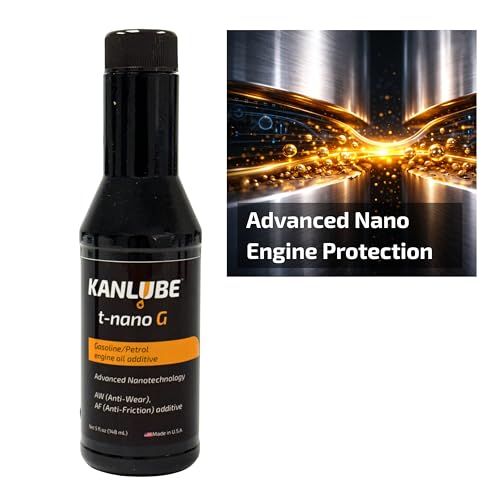 Engine Oil Additive for Car - WS₂+ MoS₂ Anti-friction Engine Treatment - Oil Treatment for High Mileage Gasoline Car Engine - Anti-wear Protectant & Friction Modifier Additive for Vehicle -5oz